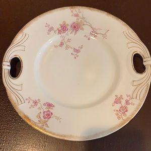 Vintage beautiful Elite Limoges France Cake Plate